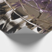 パープルロポップ・アートのイアル ラッピングペーパー (角)