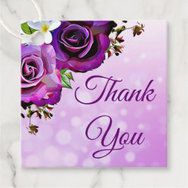 パープルローズの感謝 フェイバータグ