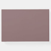 パープルローズガーデンウェディングゲストブック ゲストブック (裏面)