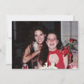 パープルローズ | エレガントな写真 ウェディングパーティーの提案 招待状 (裏面)