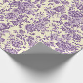 パープルローズ ラッピングペーパー (角)