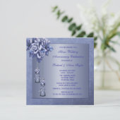 パープルローズ 25周年結婚記念日パーティー 招待状 (スタンド正面)