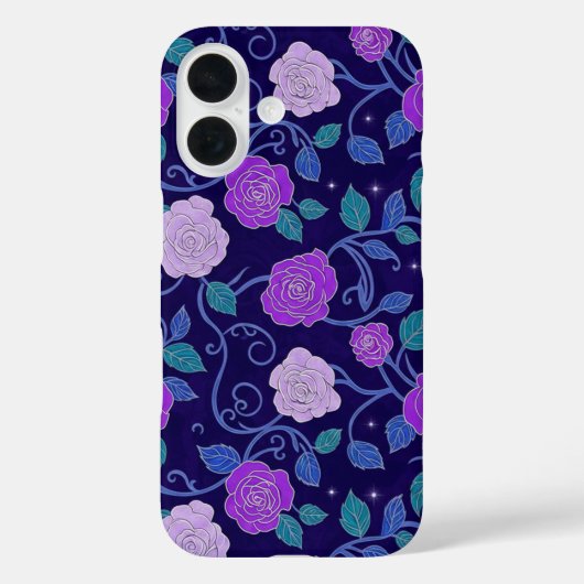 パープルローズ Case-Mate iPhoneケース (裏面)