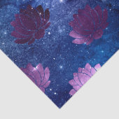 パープルロータスオンブルー銀河系デコパージュ 薄葉紙 (詳細)