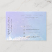 パープルロータスマンダラモダンヨガインストラクター 名刺 (裏面)