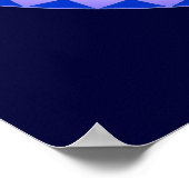 パープルロータス花瞑想ホイールOM ポスター (角)