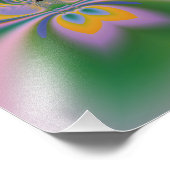 パープルロータス フォトプリント            (角)