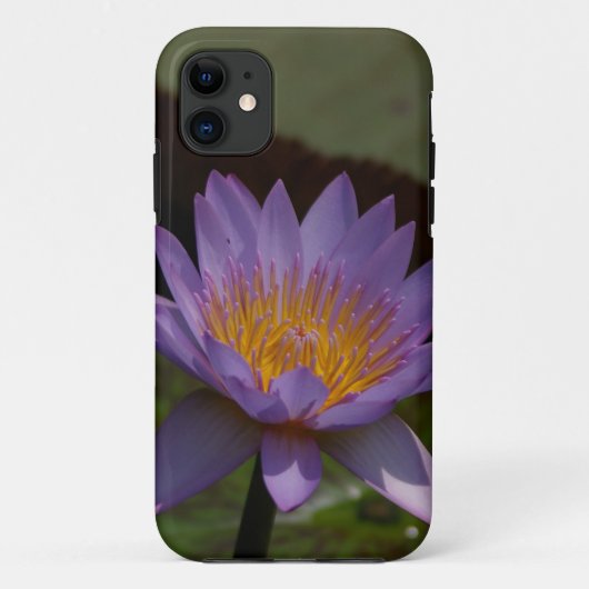パープルロータス《植物》スイレンケースメイトiPhoneケース Case-Mate iPhoneケース (裏面)