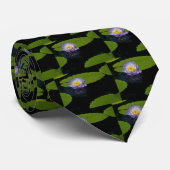 パープルロータス《植物》スイレン ネクタイ (ロール)