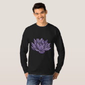 パープルロータス Tシャツ (正面フル)