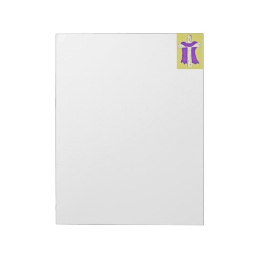 パープルローブオンクロス ノートパッド (回転)