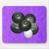 パープルローンボウル，マウスパッド マウスパッド (正面)