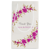 パープルワイルドトランペットつる植物フラワーガーデン結婚ズ スモールペーパーバッグ (正面)