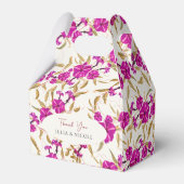 パープルワイルドトランペットつる植物フラワーガーデン結婚ズ フェイバーボックス (裏面サイド)