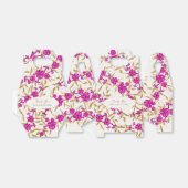 パープルワイルドトランペットつる植物フラワーガーデン結婚ズ フェイバーボックス (折り畳みなし)