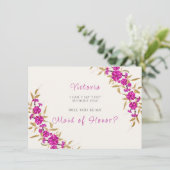 パープルワイルドトランペットつる植物フラワーガーデン結婚ズ メニュー (スタンド正面)