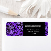 パープルワイルドハート結婚ズ住所 シール (インサイチュ)