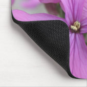 パープルワイルドフラワーズマウスパッド マウスパッド (コーナー)