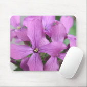 パープルワイルドフラワーズマウスパッド マウスパッド (マウス)