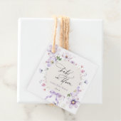 パープルワイルドフラワーリースベビーイン開花 フェイバータグ (インサイチュ)