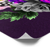 パープルワンダーランド ブライダルティーウェルカム ポスター (角)