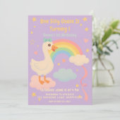 パープルワン シリ―ゴース バースデー フォー ガールズ 招待状 (スタンド正面)