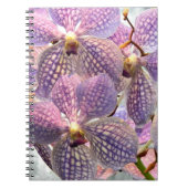 パープルヴァンダ蘭の花 ノートブック (正面)