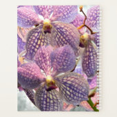 パープルヴァンダ蘭の花 プランナー手帳 (裏面)