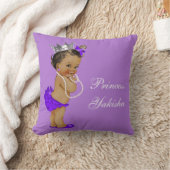 パープルヴィンテージエスニックプリンセスベビー クッション (ブランケット)