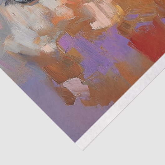 パープルヴィンテージカーアートデクページ 薄葉紙 (詳細)