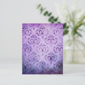 パープルヴィンテージスタイルスクラップブック紙 (スタンド正面)