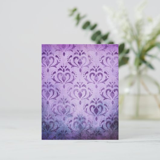 パープルヴィンテージスタイルスクラップブック紙 (スタンド正面)