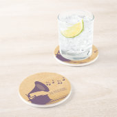 パープルヴィンテージ蓄音機 コースター (側面)