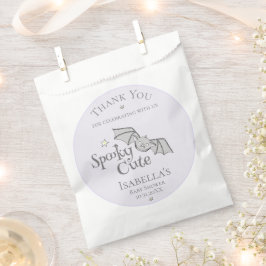 パープル不気味キュートこうもりベビーハロウィーン フェイバーバッグ