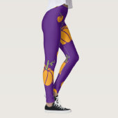 パープル不気味ハロウィーンレギンス レギンス (右)