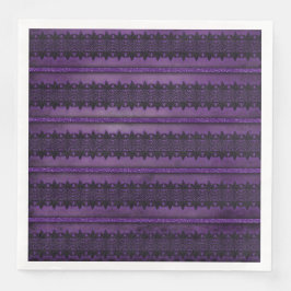 パープル不気味レースルックハロウィーンパターン