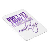 パープル今日はメイクの無駄にしてはならない マグネット (右側)