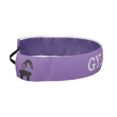 パープル体操ギムナスト跳躍とヴォールトヘッドバンド アスレチックヘッドバンド (左)