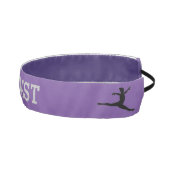 パープル体操ギムナスト跳躍とヴォールトヘッドバンド アスレチックヘッドバンド (右)