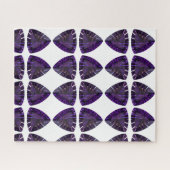 パープル兆アメジスト宝石 ジグソーパズル (横)