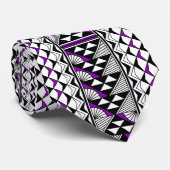 パープル先住民サンアンドレインタイ ネクタイ (ロール)