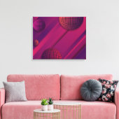パープル共鳴 キャンバスプリント (インサイチュ (リビング))