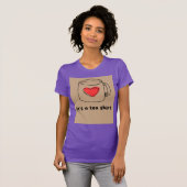 パープル半袖Tシャツ Tシャツ (正面フル)