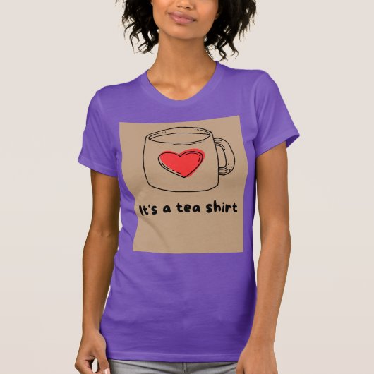 パープル半袖Tシャツ Tシャツ (正面)