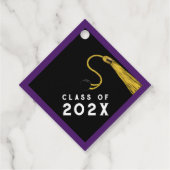 パープル卒業おめでとう フェイバータグ (裏面)