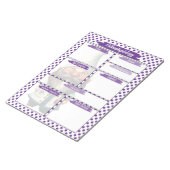 パープル博士格言看護 – 病態生理学温度 ノートパッド (アングル)