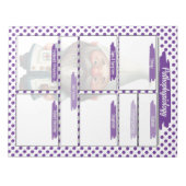 パープル博士格言看護 – 病態生理学温度 ノートパッド (正面)