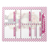 パープル博士格言看護 – 病態生理学温度 ノートパッド (正面)