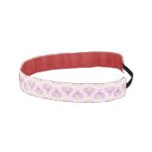 パープル名門私立校風のテニス アスレチックヘッドバンド (右)