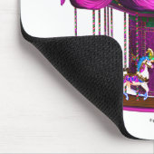 パープル回転木馬 マウスパッド (コーナー)